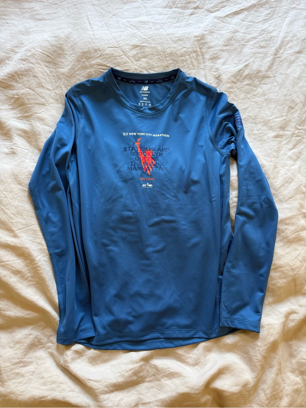New Balance 2025 NYC Marathon long sleeve
